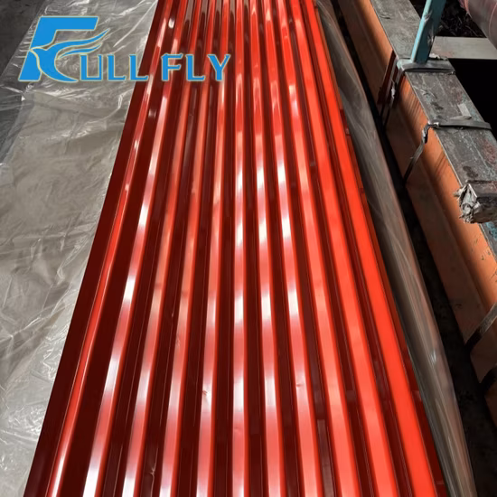 Building Material Corrugated PPGI/PPGL 0.12-1.5mm Galvanized Prepainted Steel Roofing Tile Sheet