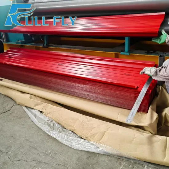 Building Material Corrugated PPGI/PPGL 0.12-1.5mm Galvanized Prepainted Steel Roofing Tile Sheet